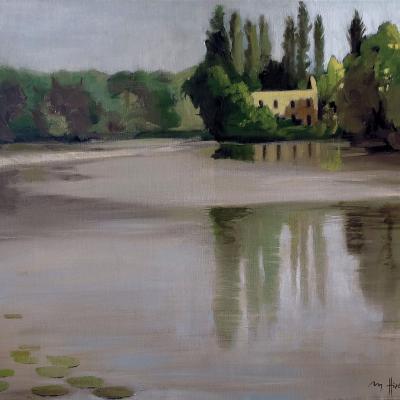 Le moulin de Pincé (huile,65x53)