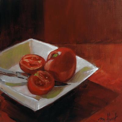 Les tomates (huile, 30x30)