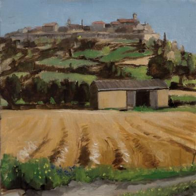 Lussans (huile, 30x30)