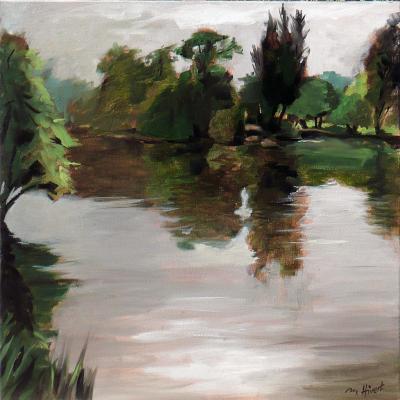 L'ile Saint Clément (huile, 60x60)